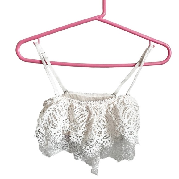 NWT Victoria's Secret Dream Angels Off White Lace Bralette size XS - Picture 3 of 6